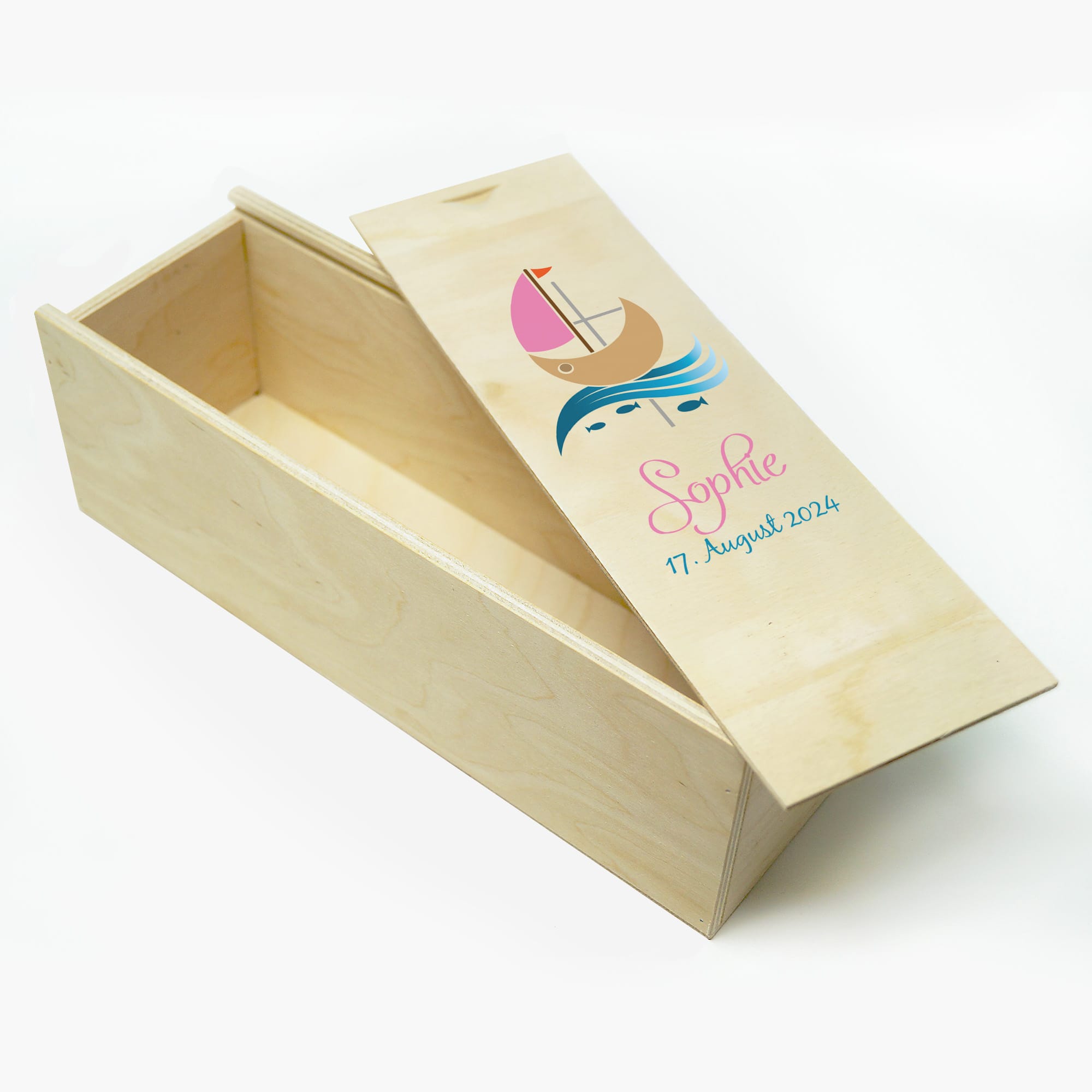 Auf dem Bild ist das Produkt: weiße Taufkerze Kerze zur Taufe oder Geburt Schiff Jesuskreuz Taufspruch mit Wunschname & Datum zum Preis von €5.9 abgebildet.
