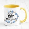 Auf dem Bild ist das Produkt: Tasse beidseitig bedruckt Nur die besten Väter werden zum Opa Geschenk Vatertag Kaffeetasse Kaffeebecher zum Preis von €17.90 abgebildet.