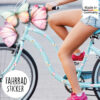 Auf dem Bild ist das Produkt: Fahrradaufkleber 32 Stk. Pastell Schmetterlinge Fahrrad Sticker Fahrraddesign Kinderfahrrad zum Preis von €12.90 abgebildet.