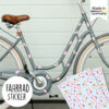 Auf dem Bild ist das Produkt: Fahrradaufkleber 32 Stk. Pastell Schmetterlinge Fahrrad Sticker Fahrraddesign Kinderfahrrad zum Preis von €12.90 abgebildet.