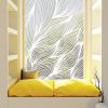Auf dem Bild ist das Produkt: Sichtschutzfolie Fenster Küche Blätter Linien Fensterfolie Fensterdeko Milchglasfolie zum Preis von €24.9 abgebildet.