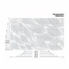 Auf dem Bild ist das Produkt: Sichtschutzfolie Fenster Küche Blätter Linien Fensterfolie Fensterdeko Milchglasfolie zum Preis von €24.9 abgebildet.