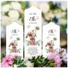 Auf dem Bild ist das Produkt: Taufkerze Junge Mädchen Hase Pusteblume mit Namen Datum und ggf. Taufspruch Kerze zur Taufe zum Preis von €5.9 abgebildet.