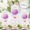 Auf dem Bild ist das Produkt: Taufkerze Heißluftballon Blumen Junge Mädchen Waschbär Hase rosa blau bedruckt mit Namen Datum und Taufspruch oder ohne zum Preis von €5.90 abgebildet.