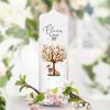 Auf dem Bild ist das Produkt: Taufkerze Kerze zur Taufe Baum Lebensbaum Taufspruch individualisierbar Hase und Reh zum Preis von €5.90 abgebildet.