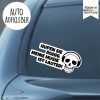 Auf dem Bild ist das Produkt: Autoaufkleber Spruch Hupen Sie ruhig…, Heckscheibenaufkleber Fahrzeug Auto zum Preis von €9.9 abgebildet.