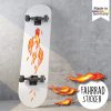 Auf dem Bild ist das Produkt: Fahrradaufkleber Wolf aus Flamen Feuer 21 Sticker Fahrrad Sticker Fahrraddesign Geburtstagsgeschenk zum Preis von €12.90 abgebildet.