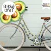Auf dem Bild ist das Produkt: Fahrradaufkleber 24 farbige Avocado Fahrrad Sticker Fahrraddesign Kinderfahrrad, Geschenk Geburtstag zum Preis von €12.90 abgebildet.