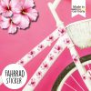 Auf dem Bild ist das Produkt: Fahrradaufkleber 35 Hibiskus Blüten Blumen Fahrrad Sticker Fahrraddesign zum Preis von €12.90 abgebildet.