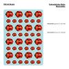 Auf dem Bild ist das Produkt: Fahrradaufkleber 40 Marienkäfer farbig Fahrrad Sticker Fahrraddesign Kinderfahrrad, Geschenk Geburtstag, Einschulung zum Preis von €12.90 abgebildet.