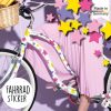 Auf dem Bild ist das Produkt: Fahrradaufkleber 54 Sterne Mädchen Fahrrad Sticker Fahrraddesign Kinderfahrrad, Geschenk Geburtstag zum Preis von €12.90 abgebildet.