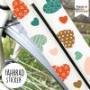 Auf dem Bild ist das Produkt: Fahrradaufkleber 64 Herzen Farbig Fahrrad Sticker Fahrraddesign Kinderfahrrad, Geburtstagsgeschenk zum Preis von €16.90 abgebildet.