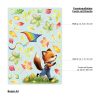 Auf dem Bild ist das Produkt: Fensterbild Herbst Herbstblätter Fuchs mit Drachen, bunt wiederverwendbare Fensteraufkleber Kinderzimmer Baby Kind zum Preis von €13.90 abgebildet.