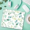 Auf dem Bild ist das Produkt: Mauspad Mousepad Grüne Blätter mit deinem Wunschnamen zum Preis von €14.90 abgebildet.