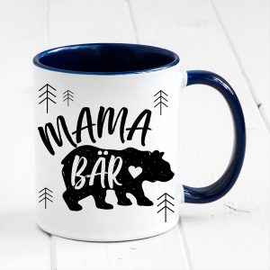 Auf dem Bild ist das Produkt: Tasse bedruckt Bär Mama Bär Geburtstag Kaffeetasse Kaffeebecher Geschenk Muttertag zum Preis von €17.90 abgebildet.