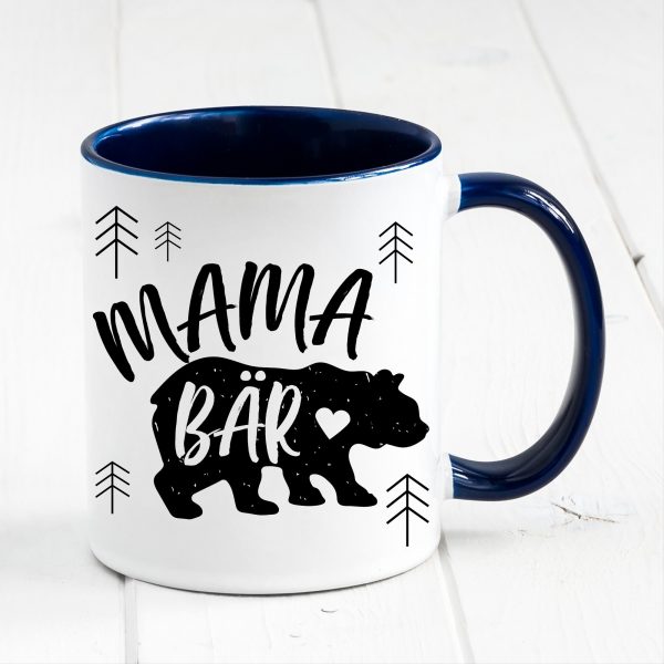 Auf dem Bild ist das Produkt: Tasse bedruckt Bär Mama Bär Geburtstag Kaffeetasse Kaffeebecher Geschenk Muttertag zum Preis von €17.90 abgebildet.