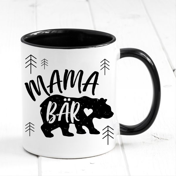 Auf dem Bild ist das Produkt: Tasse bedruckt Bär Mama Bär Geburtstag Kaffeetasse Kaffeebecher Geschenk Muttertag zum Preis von €17.90 abgebildet.