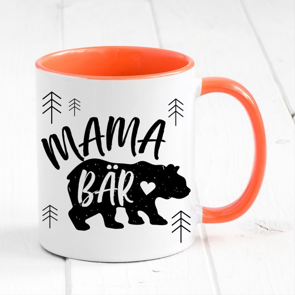 Auf dem Bild ist das Produkt: Tasse bedruckt Bär Mama Bär Geburtstag Kaffeetasse Kaffeebecher Geschenk Muttertag zum Preis von €17.90 abgebildet.