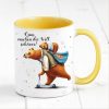 Auf dem Bild ist das Produkt: Tasse bedruckt mit Bär auf Scooter Opas machen die Welt schöner Geschenk Vater Kaffeetasse Kaffeebeche Vatertagsgeschenk zum Preis von €17.90 abgebildet.