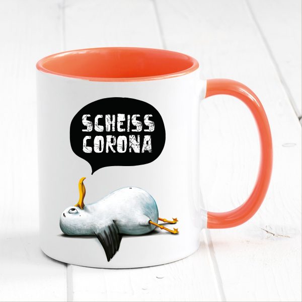 Auf dem Bild ist das Produkt: Tasse bedruckt Möwe Geschenk Kaffeetasse Kaffeebecher zum Preis von €18.9 abgebildet.