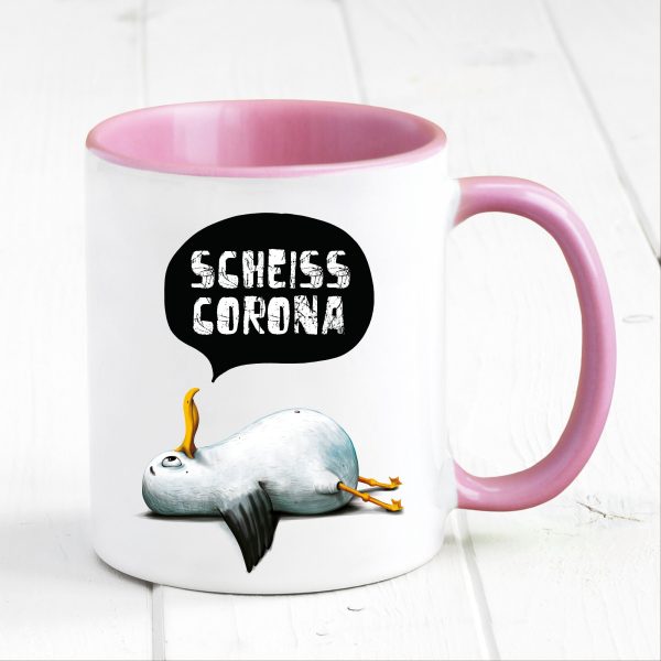Auf dem Bild ist das Produkt: Tasse bedruckt Möwe Geschenk Kaffeetasse Kaffeebecher zum Preis von €18.9 abgebildet.