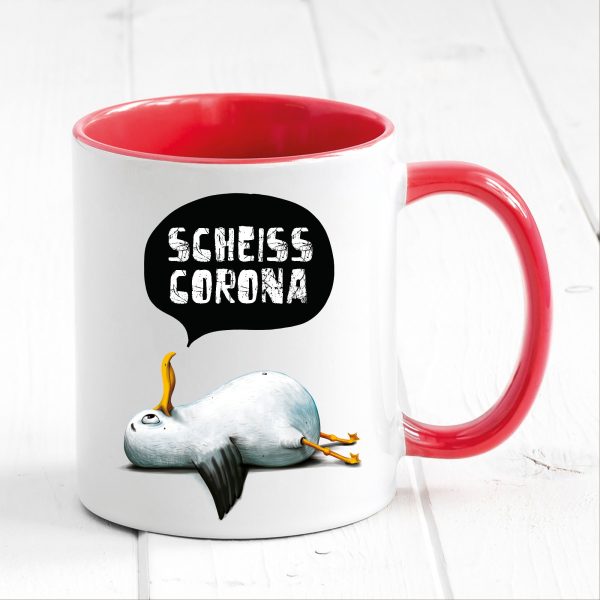 Auf dem Bild ist das Produkt: Tasse bedruckt Möwe Geschenk Kaffeetasse Kaffeebecher zum Preis von €18.9 abgebildet.