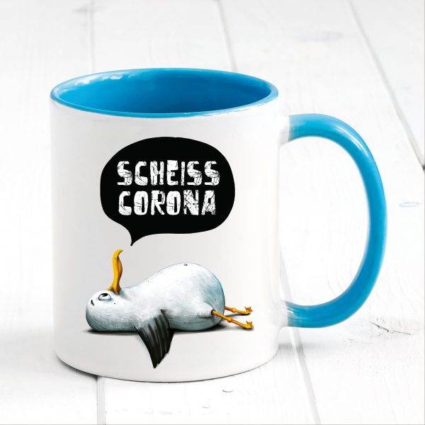 Auf dem Bild ist das Produkt: Tasse bedruckt Möwe Geschenk Kaffeetasse Kaffeebecher zum Preis von €18.9 abgebildet.