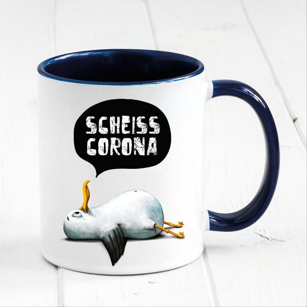 Auf dem Bild ist das Produkt: Tasse bedruckt Möwe Geschenk Kaffeetasse Kaffeebecher zum Preis von €18.9 abgebildet.