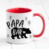 Auf dem Bild ist das Produkt: Tasse bedruckt Papa Bär Geschenk Kaffeetasse Kaffeebecher Vatertag Vatertagsgeschenk zum Preis von €17.90 abgebildet.