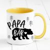 Auf dem Bild ist das Produkt: Tasse bedruckt Papa Bär Geschenk Kaffeetasse Kaffeebecher Vatertag Vatertagsgeschenk zum Preis von €17.90 abgebildet.
