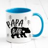 Auf dem Bild ist das Produkt: Tasse bedruckt Papa Bär Geschenk Kaffeetasse Kaffeebecher Vatertag Vatertagsgeschenk zum Preis von €17.90 abgebildet.