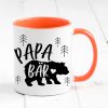Auf dem Bild ist das Produkt: Tasse bedruckt Papa Bär Geschenk Kaffeetasse Kaffeebecher Vatertag Vatertagsgeschenk zum Preis von €17.90 abgebildet.