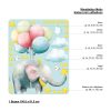 Auf dem Bild ist das Produkt: Wandtattoo Kinderzimmer Elefant mit Luftballons, Dekoration Babyzimmer zum Preis von €24.9 abgebildet.
