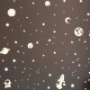 Auf dem Bild ist das Produkt: Wandtattoo Kinderzimmer leuchtend Weltall, Sterne und Punkte für Sternhimmel, fluoreszierend, Dekoration Babyzimmer zum Preis von €18.90 abgebildet.