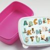 Auf dem Bild ist das Produkt: Brotdose Alphabet mit Tieren kratz- und bruchsicher Geschenk Einschulung Geburtstag zum Preis von €19.9 abgebildet.