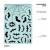 Auf dem Bild ist das Produkt: Fensterbild Spinne Fledermäuse Fensterdeko Halloween Kinderzimmer Kind Fensterfolie Fensterdekoration zum Preis von €13.90 abgebildet.