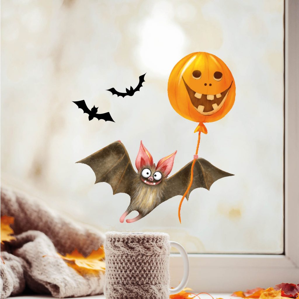 Halloween-Karte Mit Spukhaus-Motiv – 145 X 145 Mm, Aus 350 G/m² Papier, Inkl. Elfenbeinfarbenem Umschlag