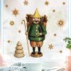 Auf dem Bild ist das Produkt: Fensterbild Weihnachten Räuchermännchen mit Strohsternen, Kinderzimmer Fenster, Weihnachtsdeko zum Preis von €13.90 abgebildet.