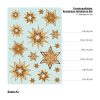 Auf dem Bild ist das Produkt: Fensterbild Weihnachten Set Sterne in Holzoptik Fensteraufkleber Weihnachtsdekoration wiederverwendbar zum Preis von €13.90 abgebildet.