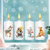 Auf dem Bild ist das Produkt: Fensterbild Weihnachten Winter Adventskerzen Flammen zum Selbstaufkleben an jedem Advent Fensteraufkleber Fensterdeko zum Preis von €13.90 abgebildet.
