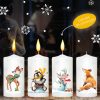 Auf dem Bild ist das Produkt: Fensterbild Weihnachten Winter Adventskerzen Flammen zum Selbstaufkleben an jedem Advent Fensteraufkleber Fensterdeko zum Preis von €13.90 abgebildet.