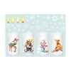 Auf dem Bild ist das Produkt: Fensterbild Weihnachten Winter Adventskerzen Flammen zum Selbstaufkleben an jedem Advent Fensteraufkleber Fensterdeko zum Preis von €13.90 abgebildet.