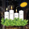 Auf dem Bild ist das Produkt: Fensterbild Weihnachten Winter Adventskerzen mit Nummern und Flammen zum Selbstaufkleben Fensteraufkleber Fensterdeko zum Preis von €13.90 abgebildet.