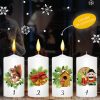 Auf dem Bild ist das Produkt: Fensterbild Weihnachten Winter Adventskerzen mit weihnachtlichen Motiven und Flammen zum Selbstaufkleben Fensteraufkleber Fensterdeko zum Preis von €13.90 abgebildet.