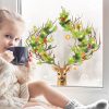 Auf dem Bild ist das Produkt: Fensterbild Weihnachten Winter Hirsch mit weihnachtlichem Geweih und Schneeflocken Fensteraufkleber Fensterdeko zum Preis von €13.90 abgebildet.