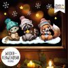 Auf dem Bild ist das Produkt: Fensterbild Weihnachten Winter Katze Waschbär und Fuchs Fensteraufkleber Weihnachtsdekoration wiederverwendbar zum Preis von €13.90 abgebildet.