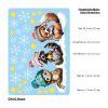 Auf dem Bild ist das Produkt: Fensterbild Weihnachten Winter Katze Waschbär und Fuchs Fensteraufkleber Weihnachtsdekoration wiederverwendbar zum Preis von €13.90 abgebildet.