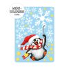 Auf dem Bild ist das Produkt: Fensterbild Weihnachten Winter Pinguin Schneeflocken Kinderzimmer Fenster Weihnachtsdeko zum Preis von €13.90 abgebildet.