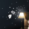 Auf dem Bild ist das Produkt: Leuchtaufkleber Kinderzimmer Hase Pusteblume Sterne Leuchtsterne leuchten im Dunklen, Sternenhimmel, Dekoration Kinderzimmer zum Preis von €14.90 abgebildet.