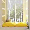 Auf dem Bild ist das Produkt: Sichtschutzfolie Birkenwald mit Hirschen Fensterfolie Fensterdeko Milchglasfolie zum Preis von €24.9 abgebildet.